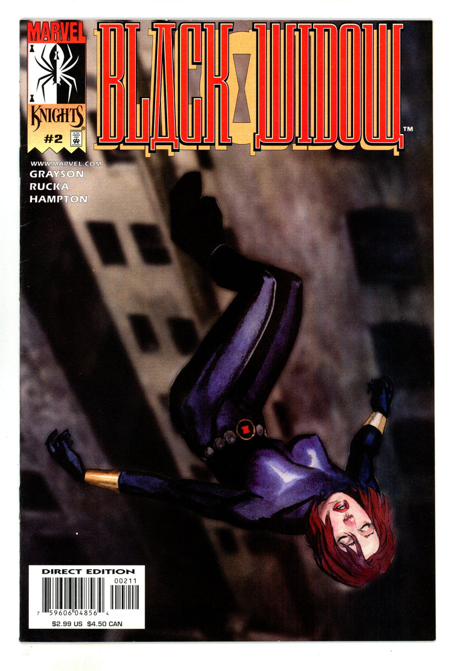 Black Widow Vol 2 2 Mid Grade (2001) 