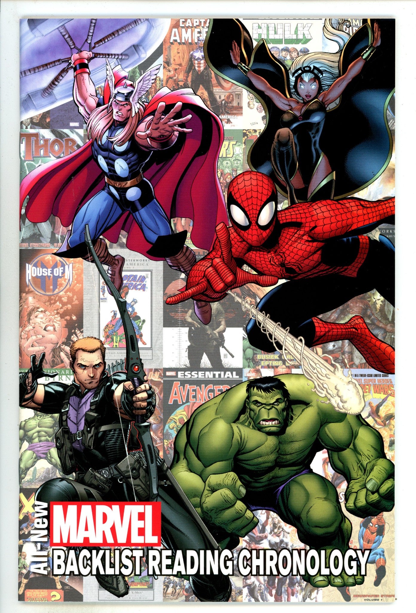 All-New Marvel Backlist Reading Chronology [nn] High Grade (2012) 