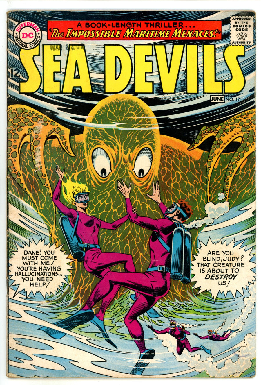 Sea Devils 17 VG (4.0) (1964) 
