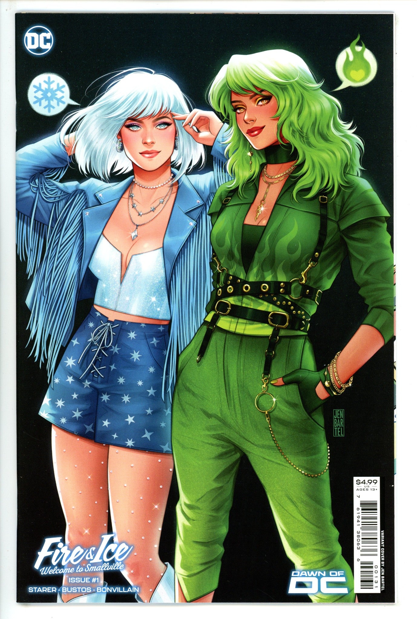 Fire & Ice Welcome To Smallville 1 Bartel Variant (2023)