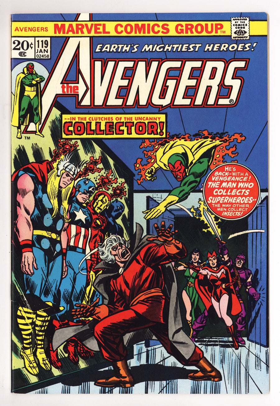 The Avengers Vol 1 119 VF/NM (9.0) (1974) 