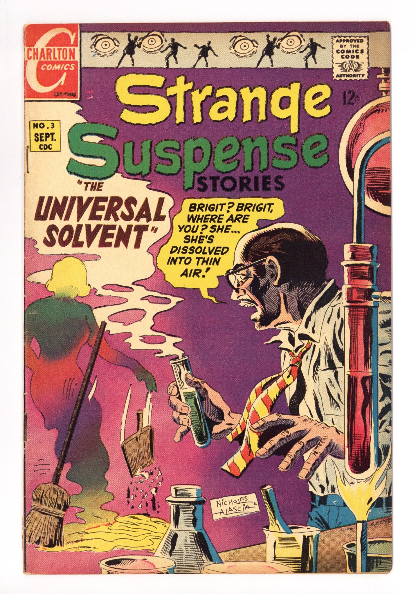 Strange Suspense Stories Vol 3 3 FN/VF (7.0) (1968) 