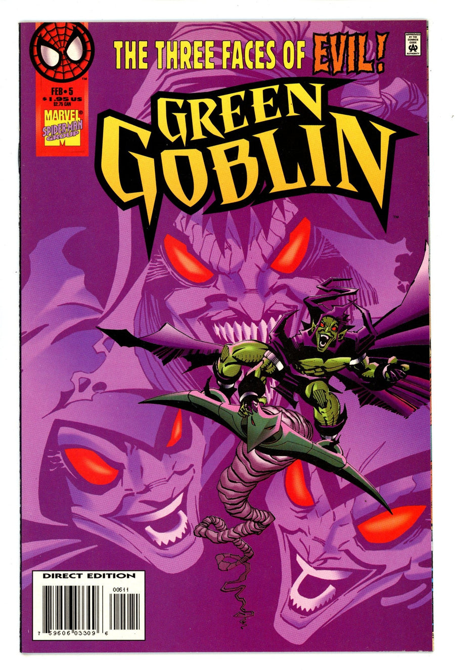 Green Goblin Vol 1 5  High Grade   (1996)