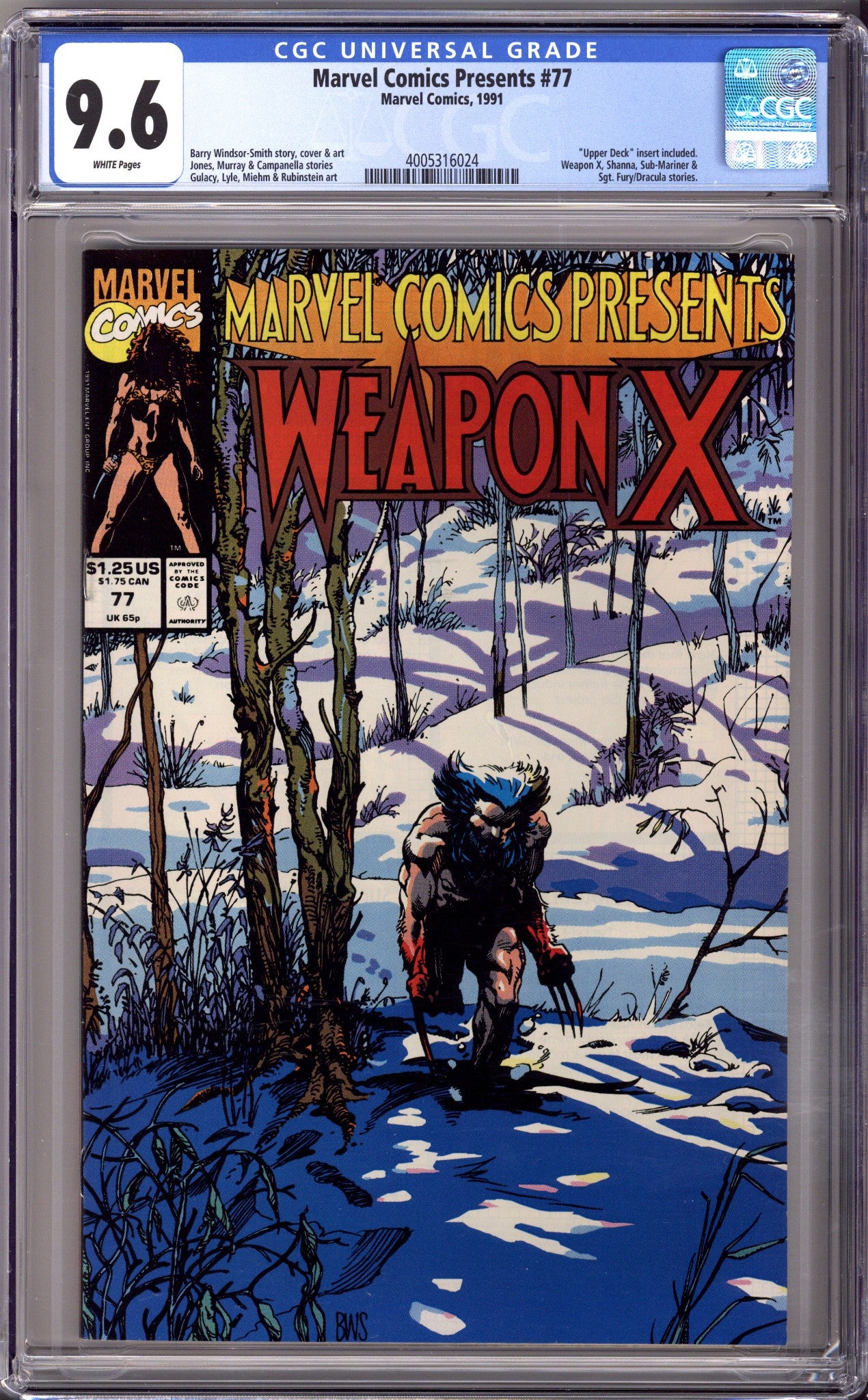 Marvel Comics Presents Vol 1 77 CGC 9.6 (NM+) (1991) 