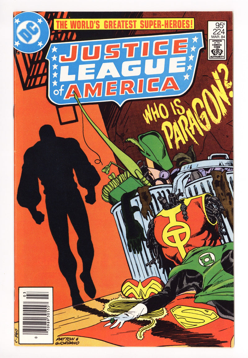 Justice League of America Vol 1 224 VF- (7.5) (1984) Canadian Price Variant 