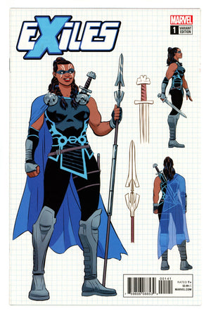 Exiles Vol 3 1 VF/NM (9.0) (2018) Rodriguez Incentive Variant