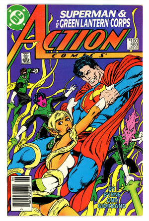 Action Comics Vol 1 589 VF+ (8.5) (1987) Canadian Price Variant