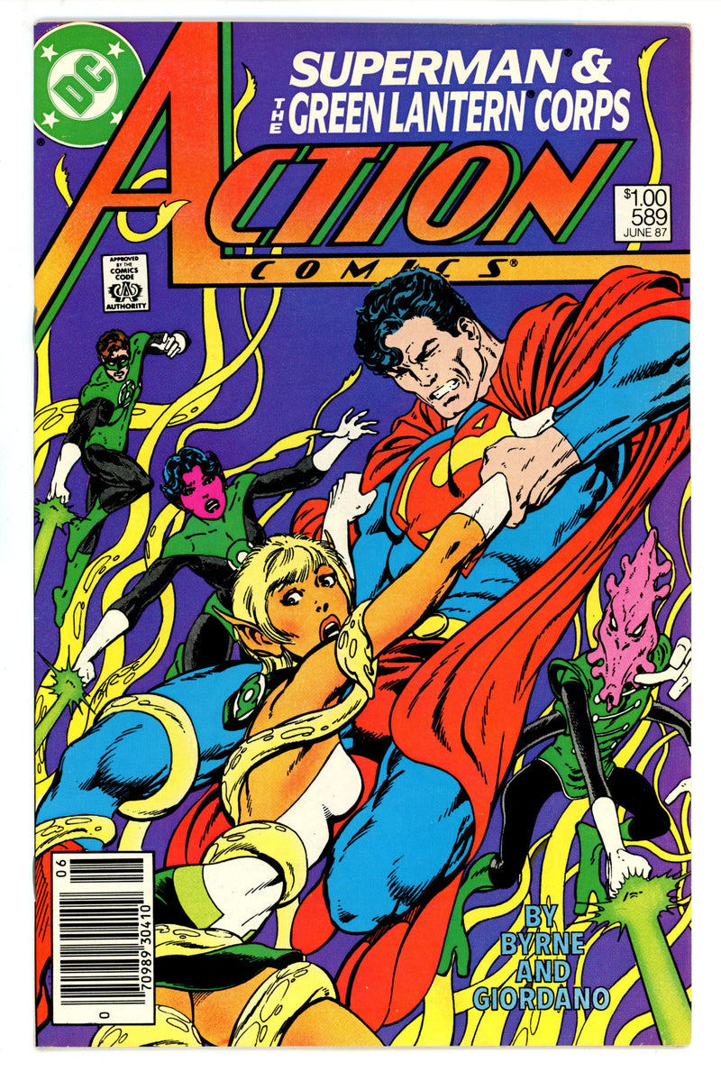 Action Comics Vol 1 589 VF+ (8.5) (1987) Canadian Price Variant 