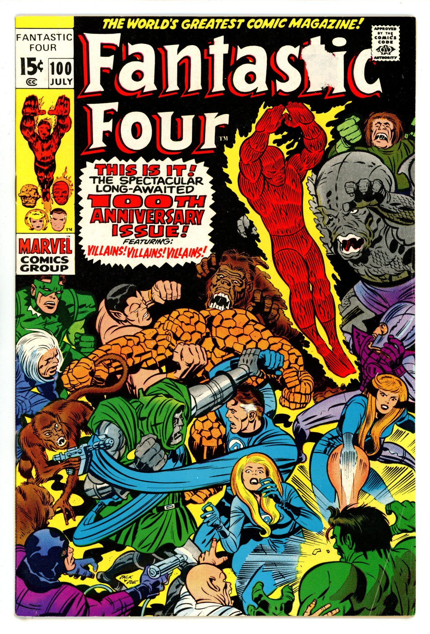 Fantastic Four Vol 1 100  FN (6.0)   (1970)        