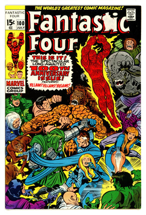 Fantastic Four Vol 1 100  FN (6.0)   (1970)        
