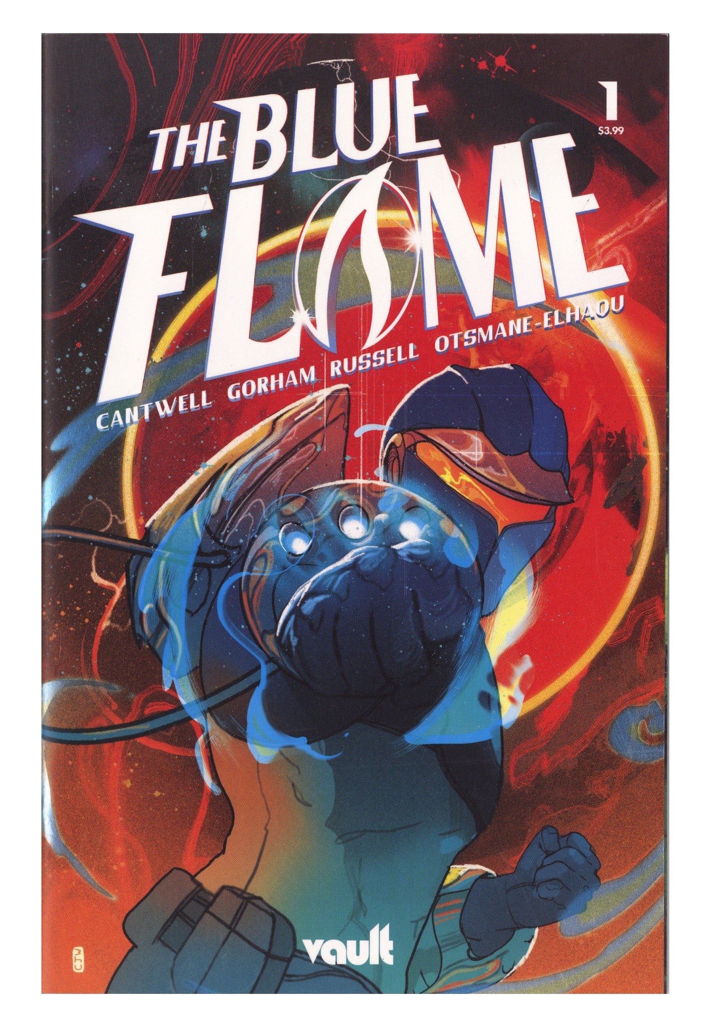 The Blue Flame 1 NM- (9.2) (2021) Ward Foil Incentive Variant 
