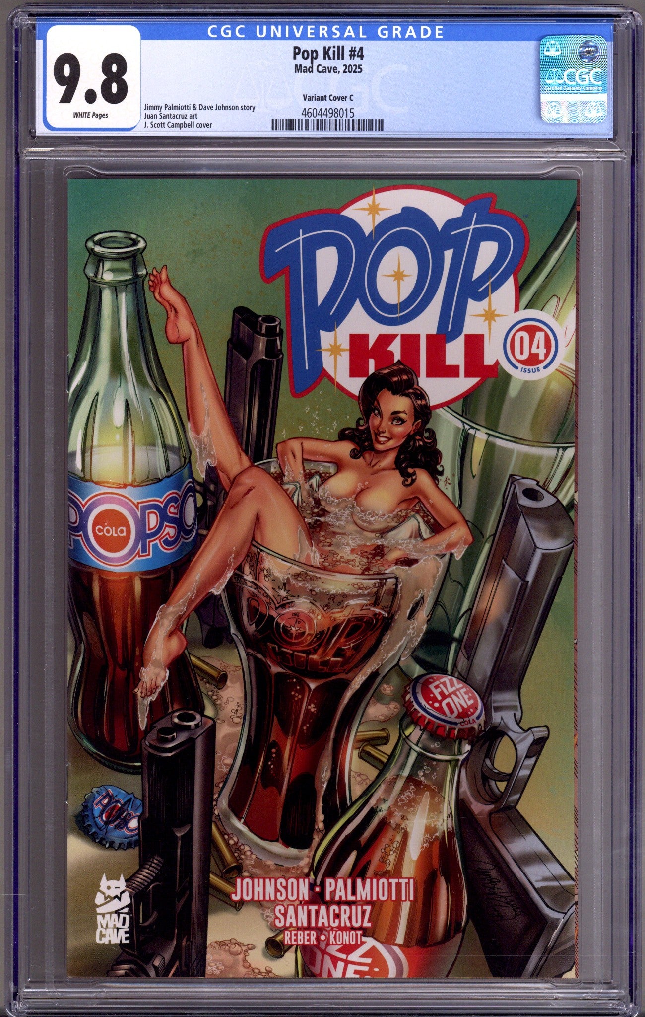 Pop Kill 4 CGC 9.8 (NM/M) (2025) Campbell Variant 