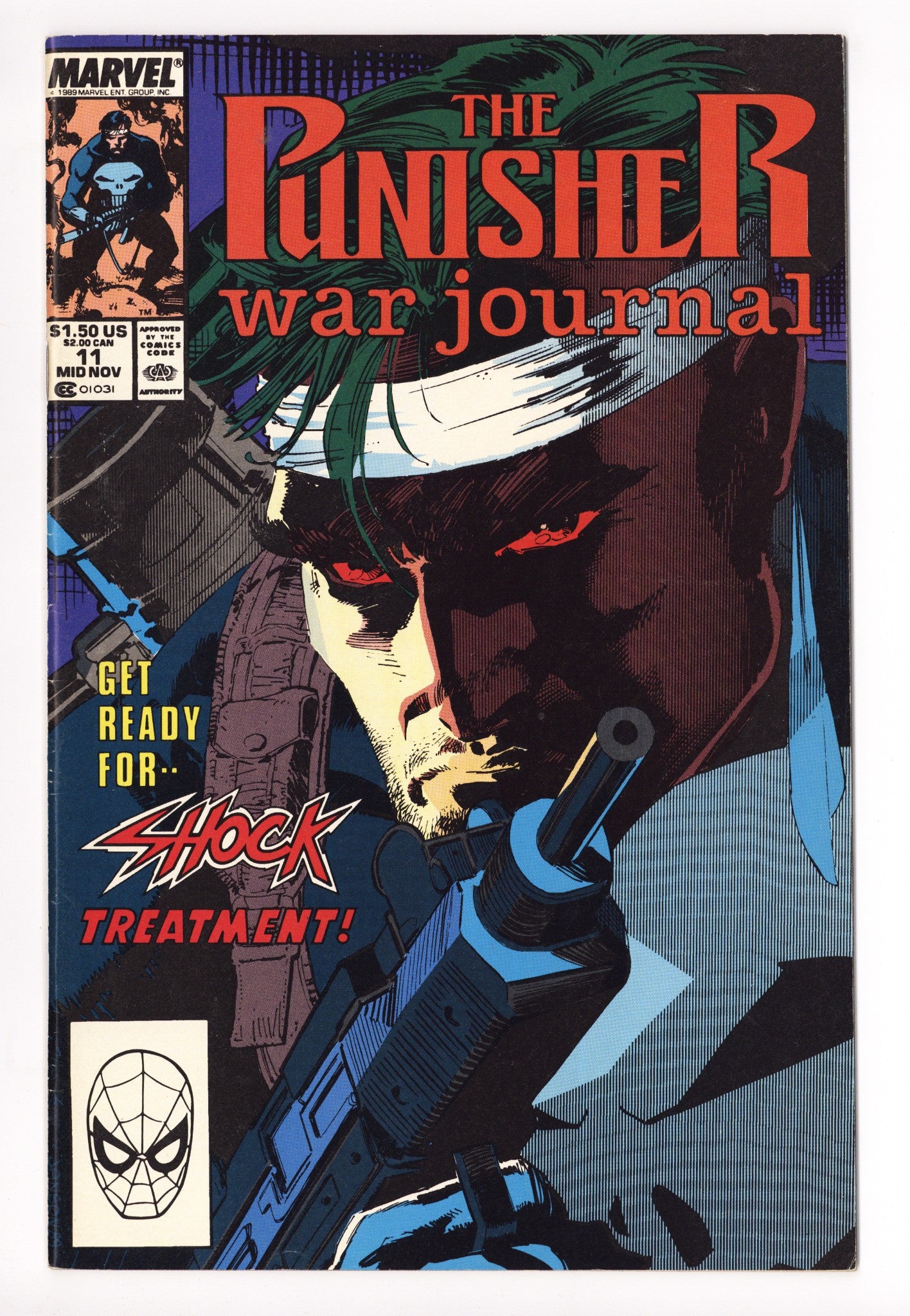 The Punisher War Journal Vol 1 11  High Grade   (1989)        