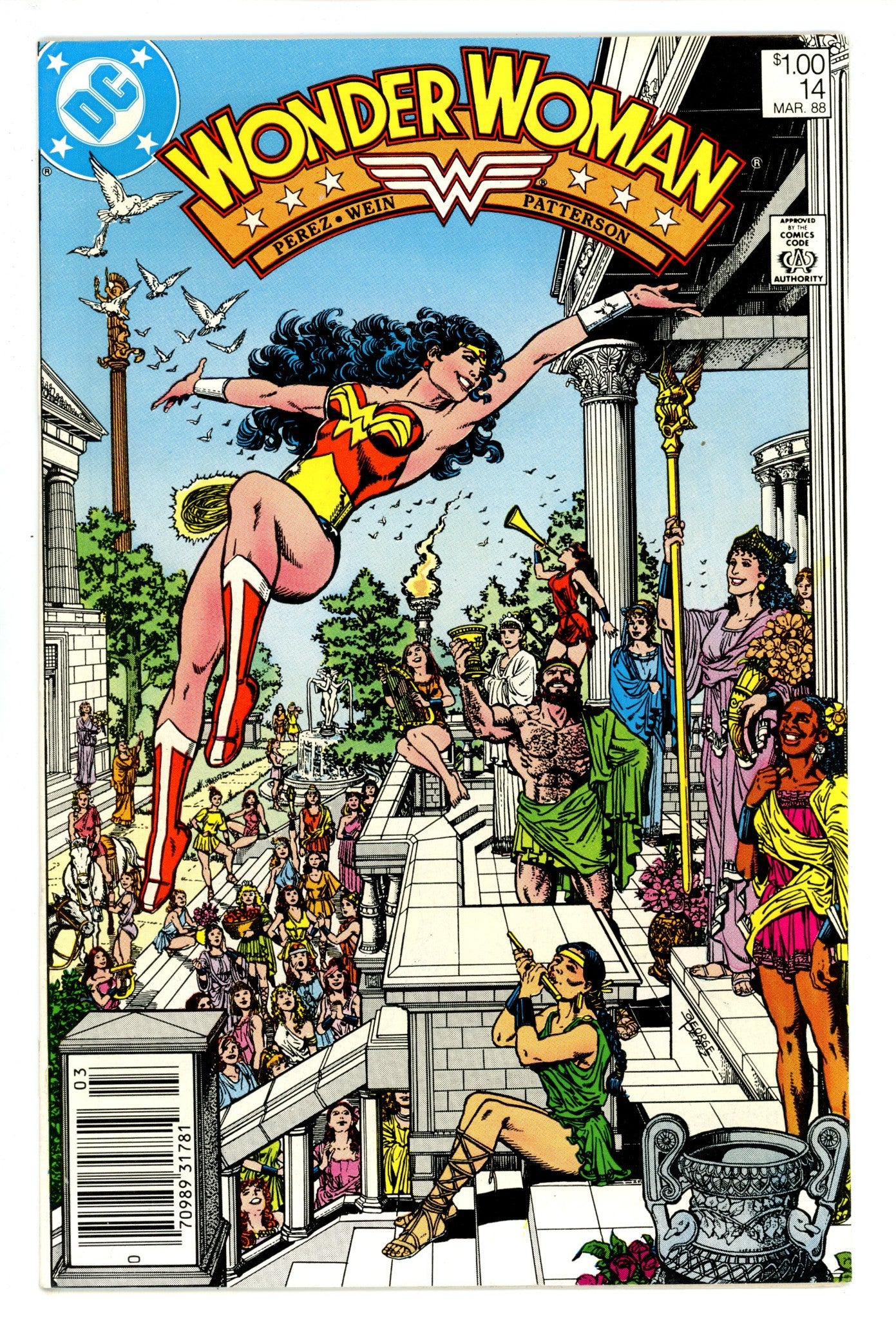 Wonder Woman Vol 2 14 VF (8.0) (1988) Canadian Price Variant 