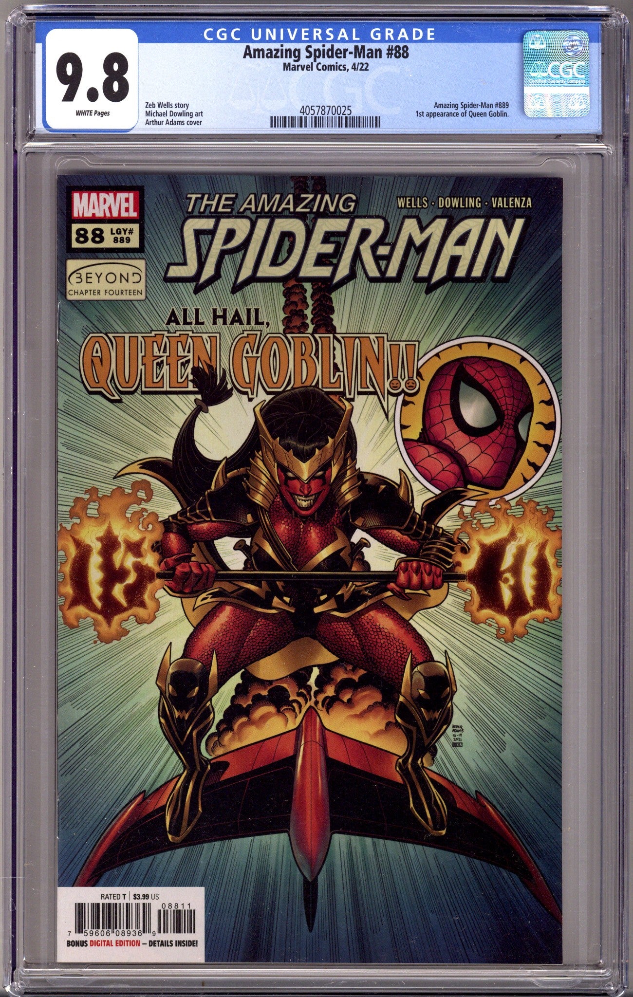 Amazing Spider-Man Vol 5 88 (889) CGC 9.8 (NM/M) (2022) 