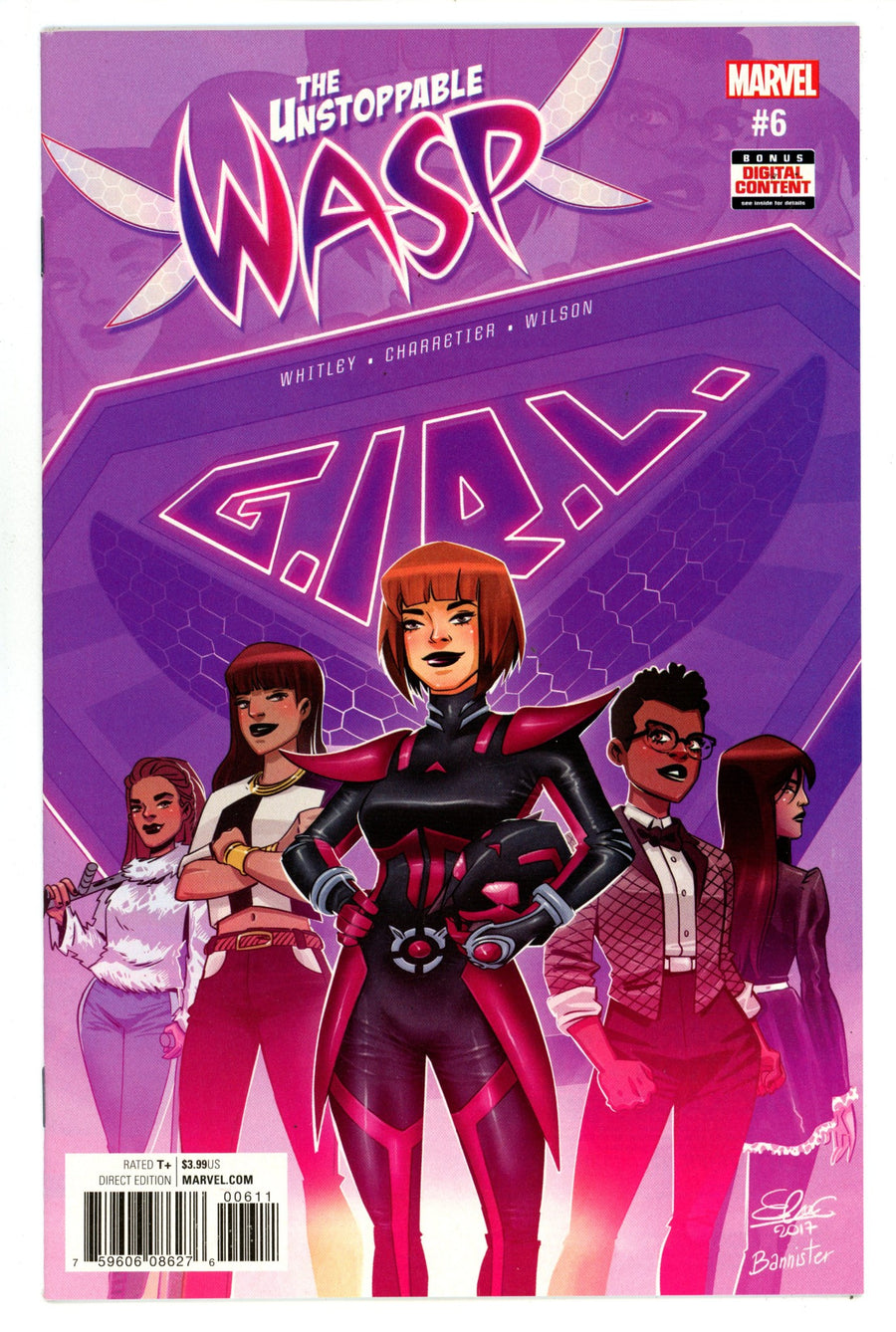 Unstoppable Wasp Vol 1 6 High Grade (2017) 