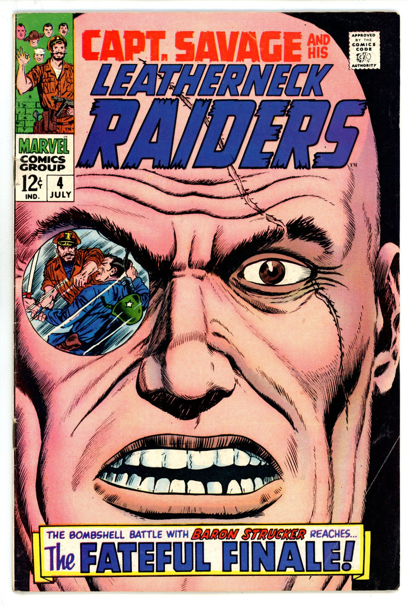 Capt. Savage and His Leatherneck Raiders 4 VG/FN (5.0) (1968) 