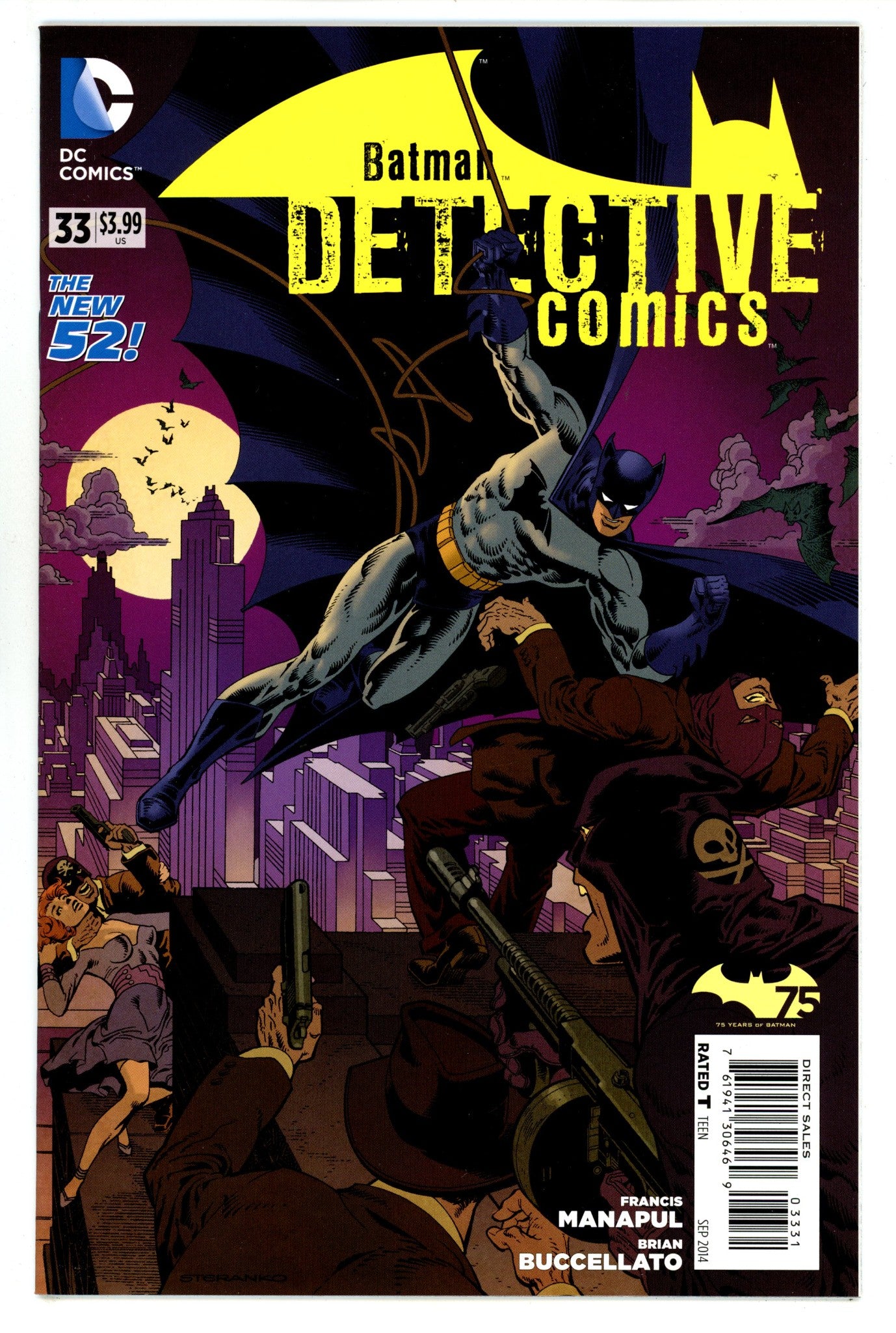 Detective Comics Vol 2 33 High Grade (2014) Steranko Variant 