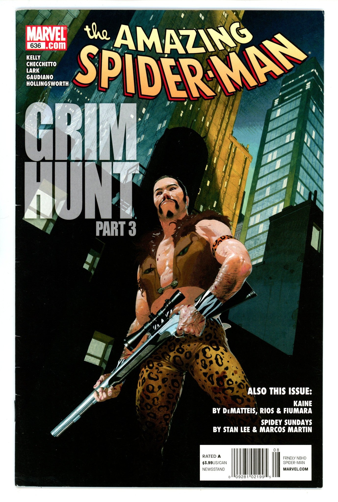 The Amazing Spider-Man Vol 2 636 FN (6.0) (2010) Newsstand 