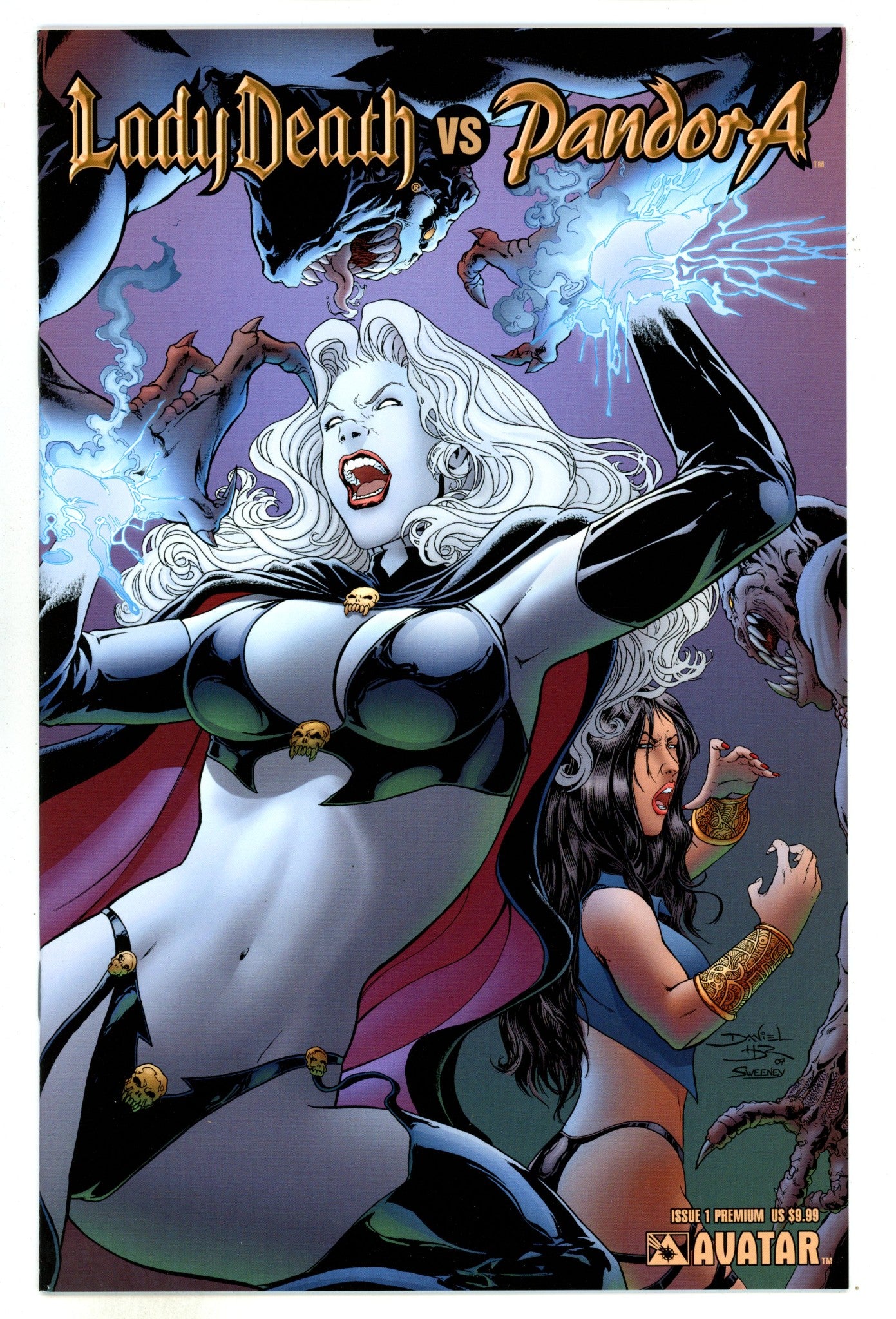 Lady Death vs Pandora 1 High Grade (2007) HDR Variant 