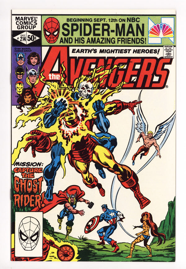 The Avengers Vol 1 214 High Grade (1981)