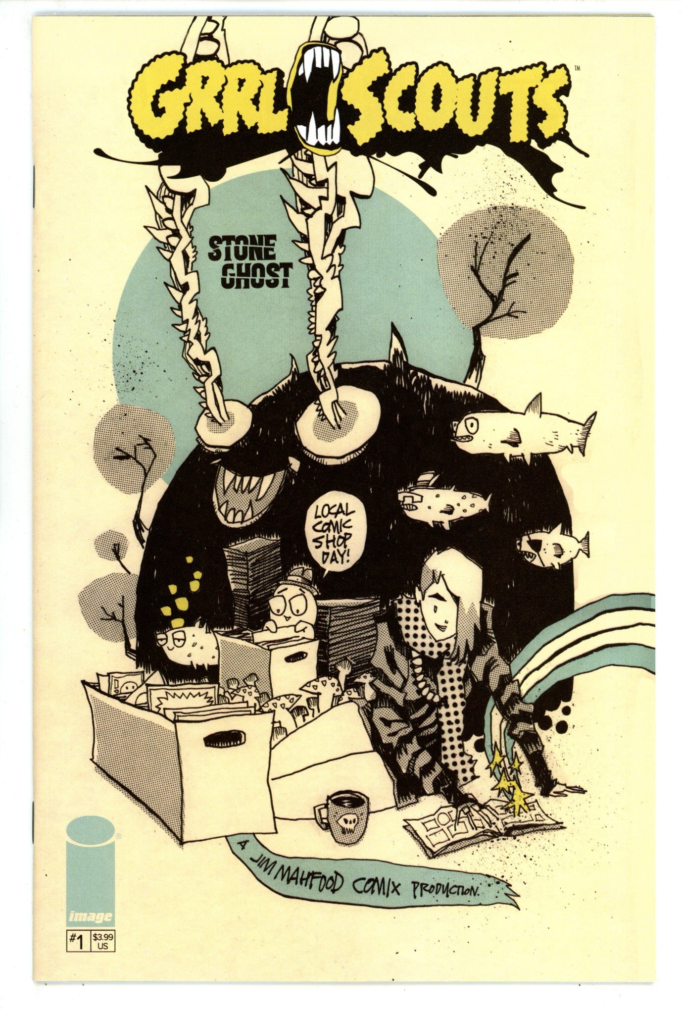 Grrl Scouts: Stone Ghost 1 High Grade (2021) LCSD Variant 
