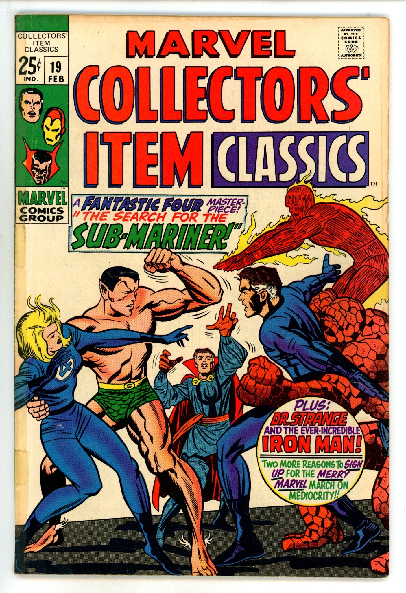 Marvel Collectors' Item Classics 19 FN- (5.5) (1969) 
