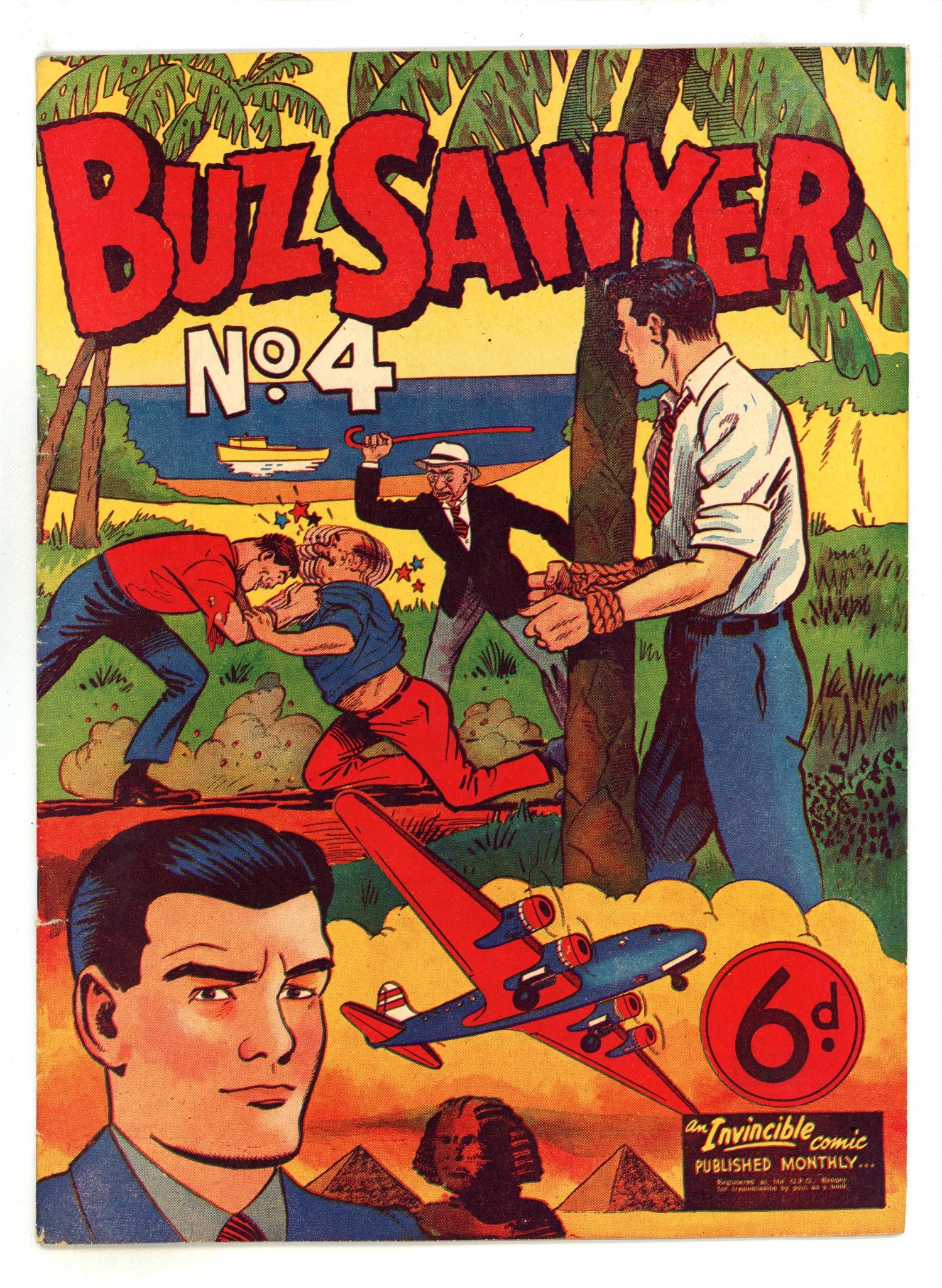 Buz Sawyer 4 VG+ (4.5) (1950) 