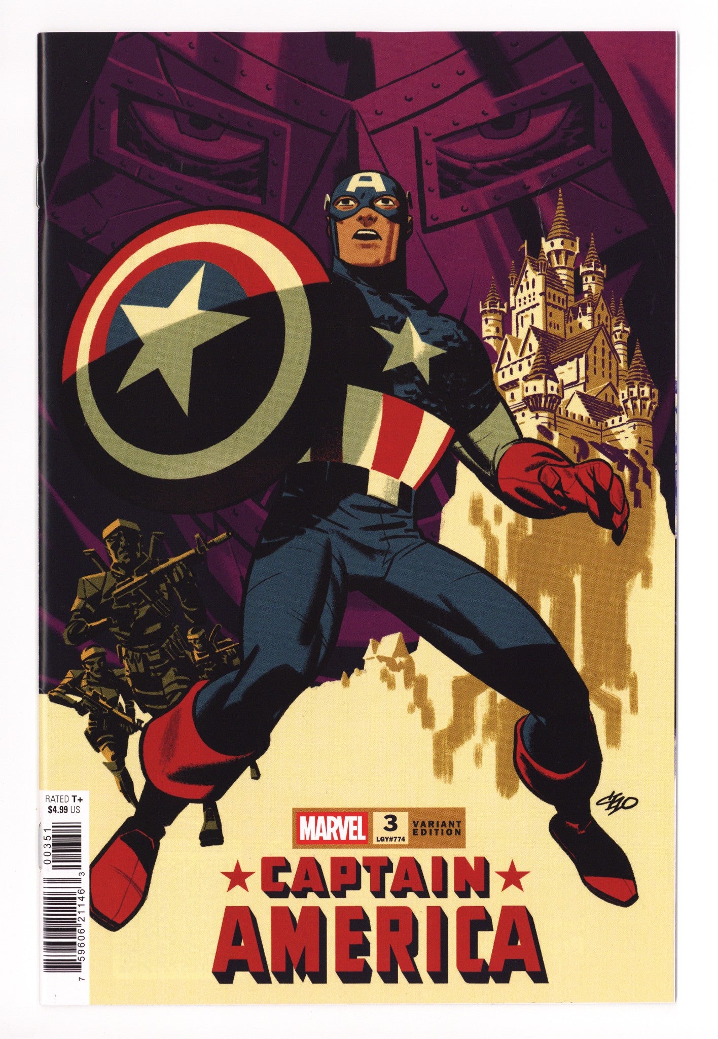 Captain America Vol 12 3 Cho Variant (2025)