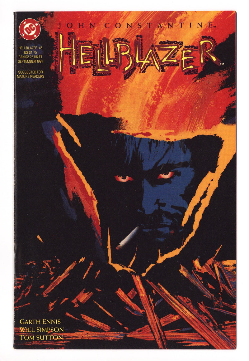 Hellblazer Vol 1 45 High Grade (1991) 