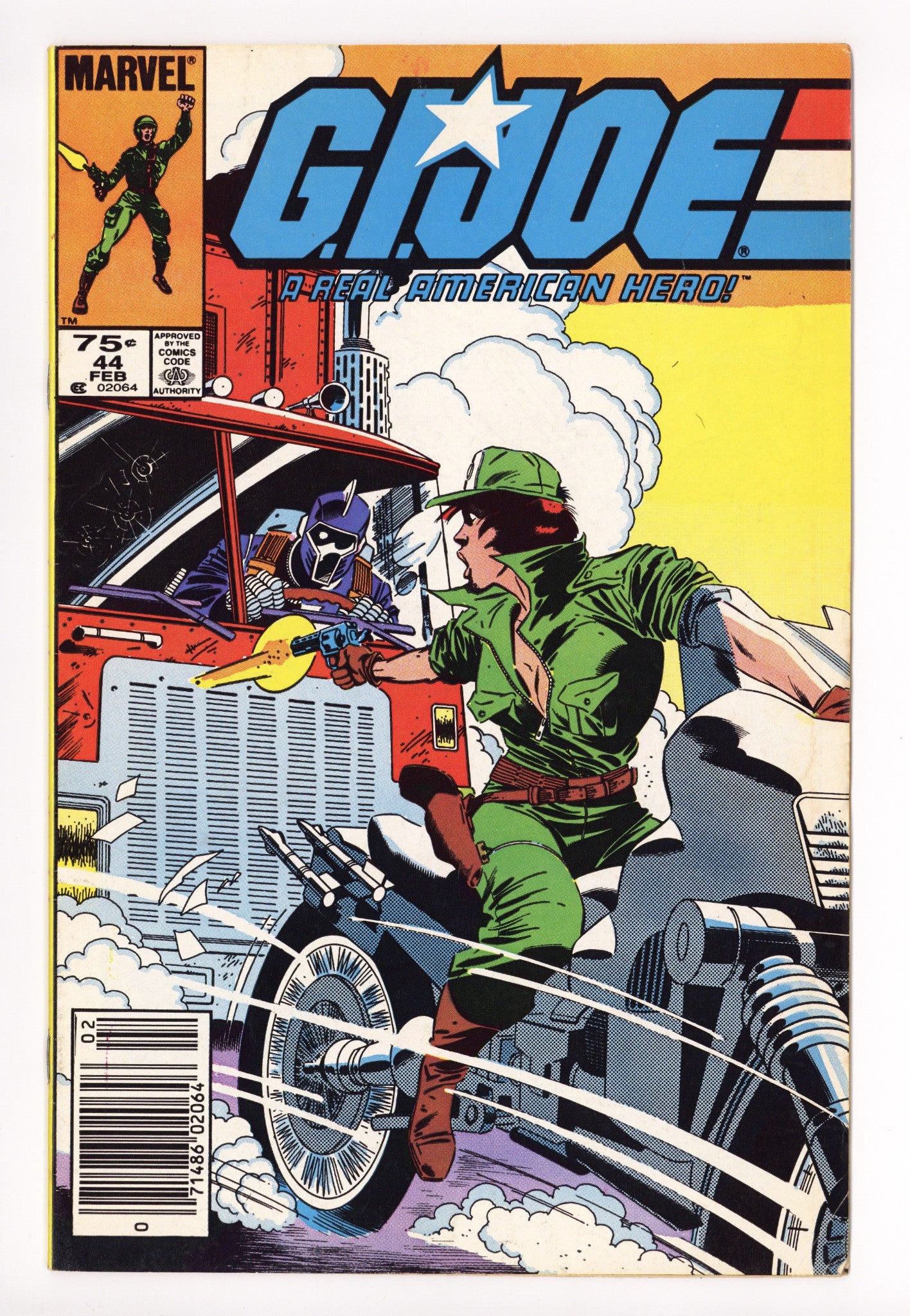 G.I. Joe, A Real American Hero 44 Low Grade (1986) Newsstand 