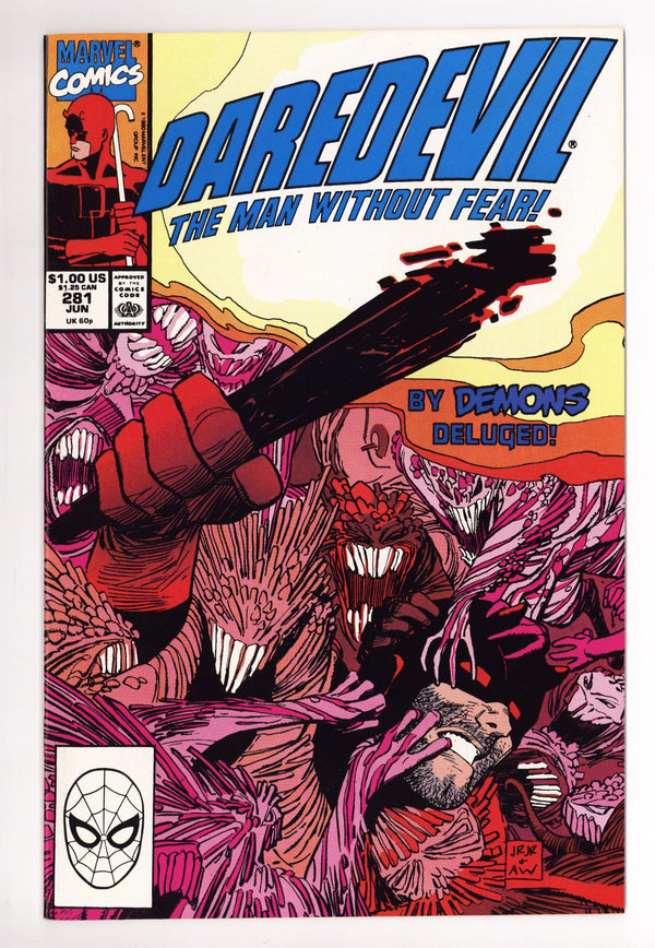 Daredevil Vol 1 281  High Grade   (1990)