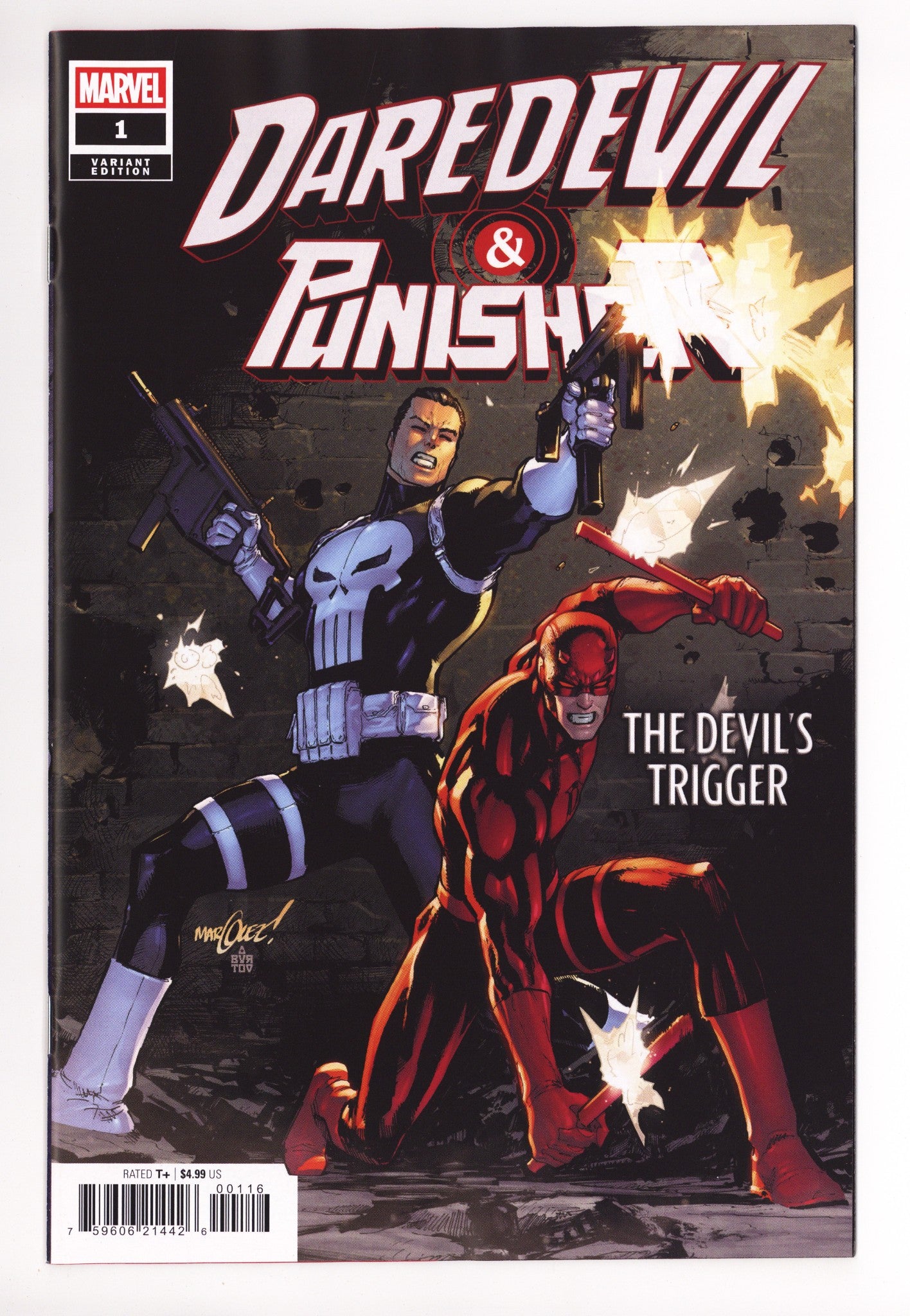 Daredevil / Punisher: The Devil's Trigger 1 Marquez Incentive NM- (2025)
