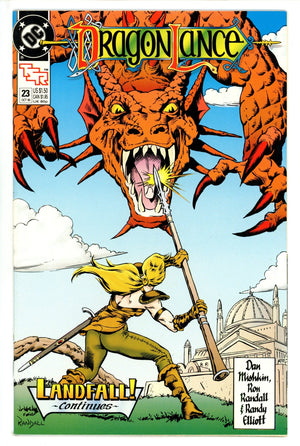 Dragonlance Comic Book   23  High Grade   (1990)