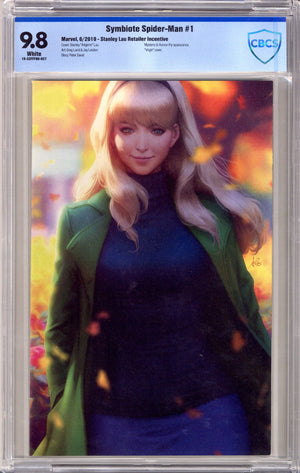 Symbiote Spider-Man 1 Artgerm Variant CBCS 9.8 (2019)