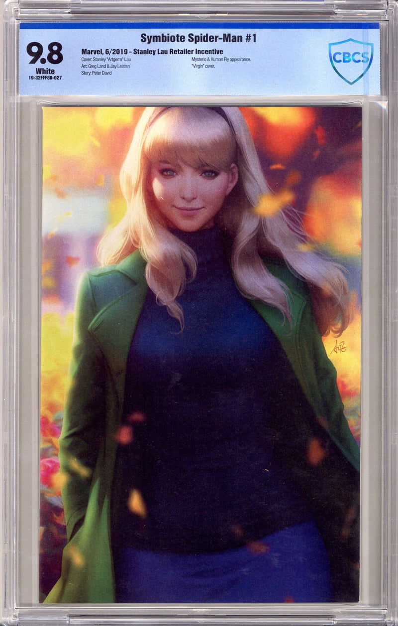 Symbiote Spider-Man 1 Artgerm Variant CBCS 9.8 (2019)