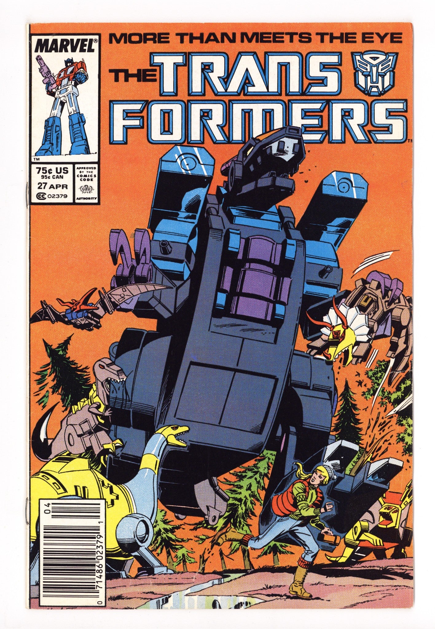 The Transformers 27 Mid Grade (1987) Newsstand 