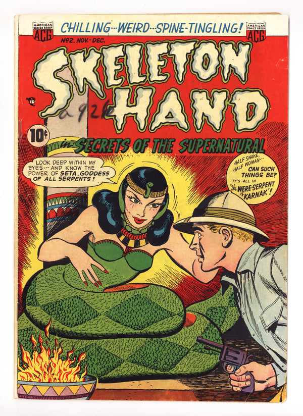 Skeleton Hand in Secrets of the Supernatural 2 VG/FN (5.0) (1952)