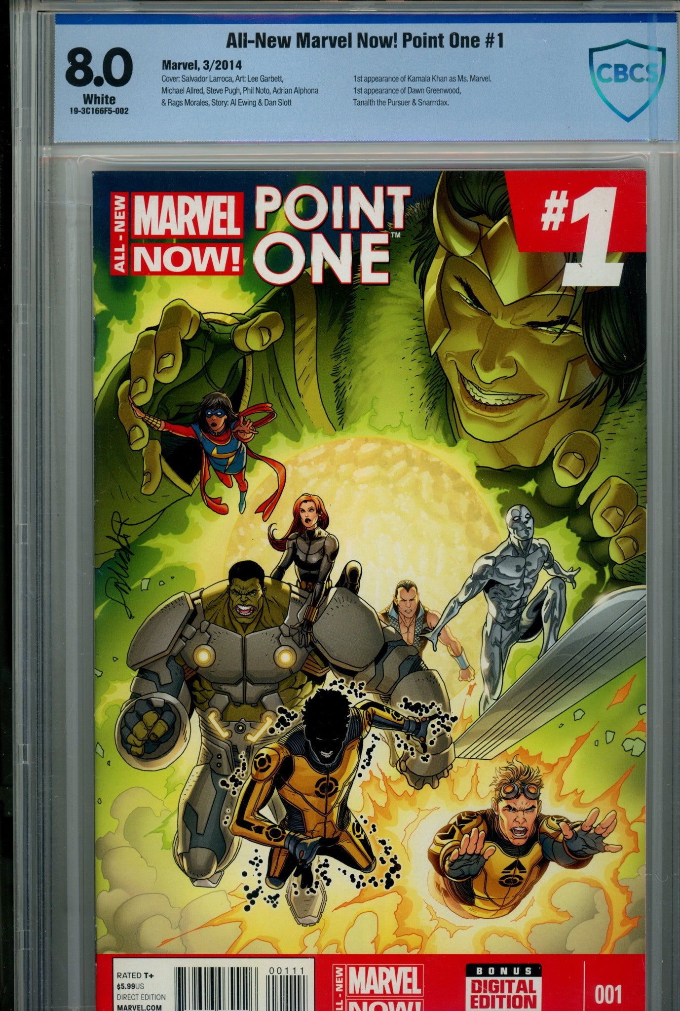 All-New Marvel Now! Point One 1 CBCS 8.0 (VF) (2014)