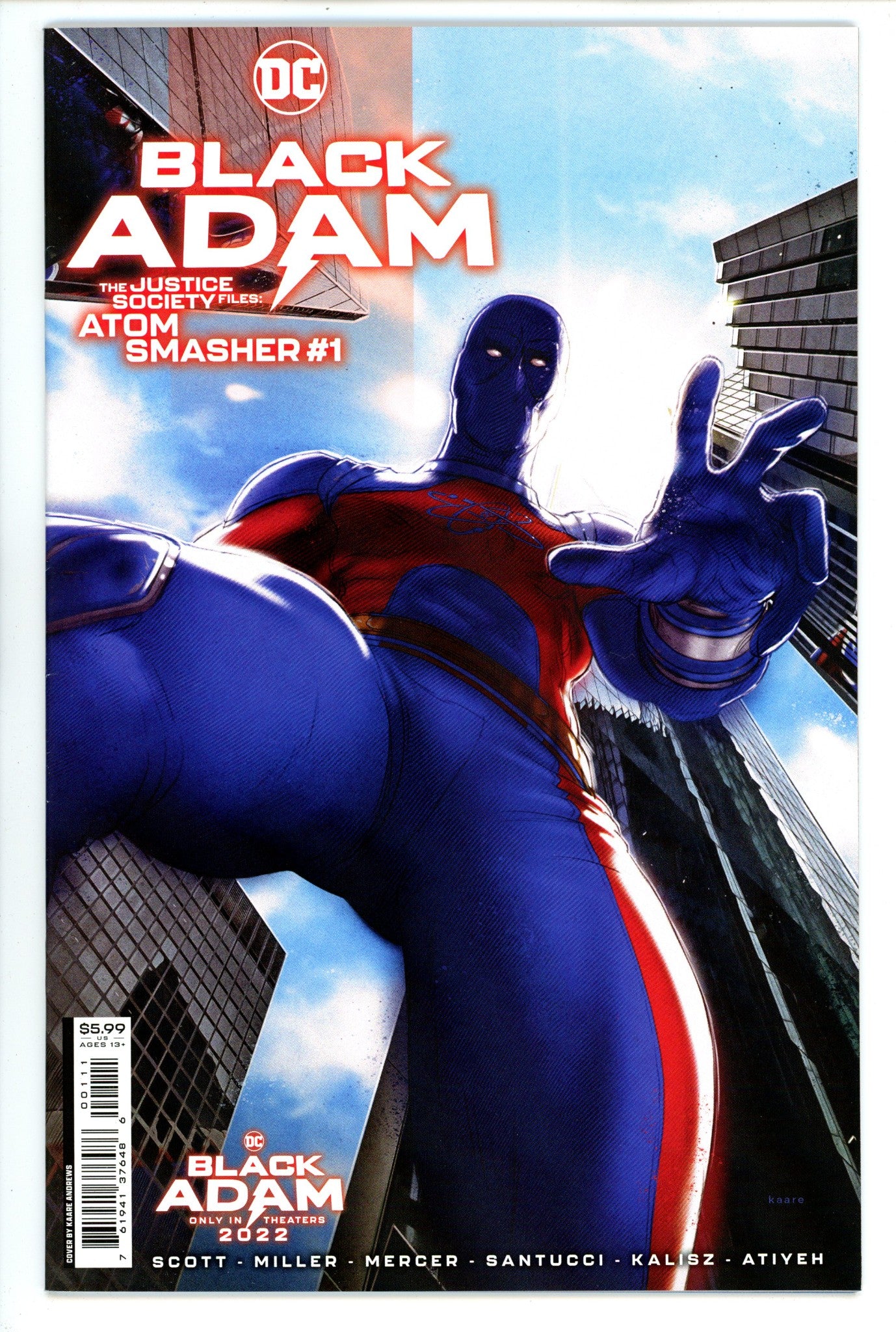 Black Adam - The Justice Society Files: Atom Smasher1Mid Grade(2022)