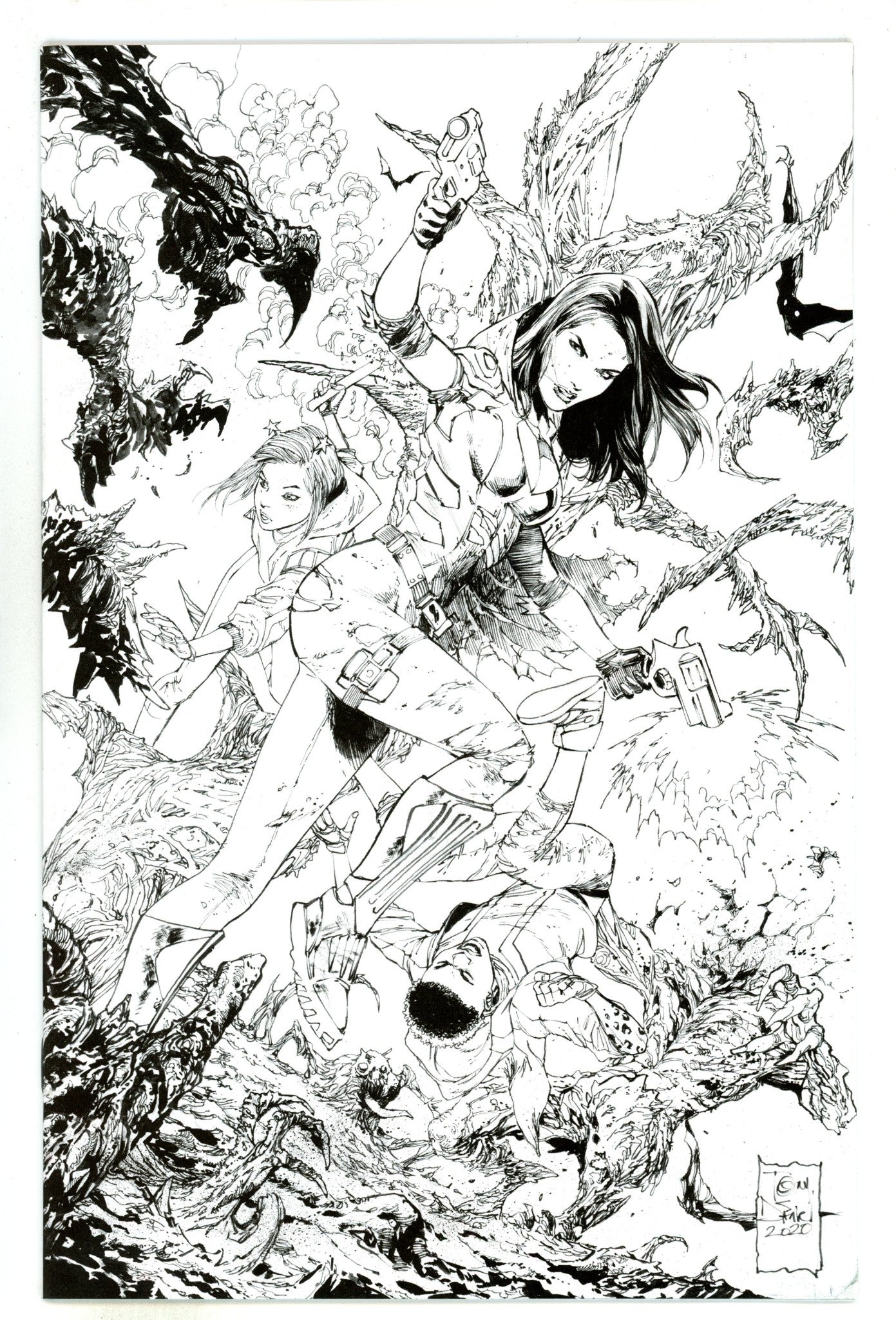 Nocterra 3 FN/VF (7.0) (2021) Daniel B&W Virgin Incentive Variant 