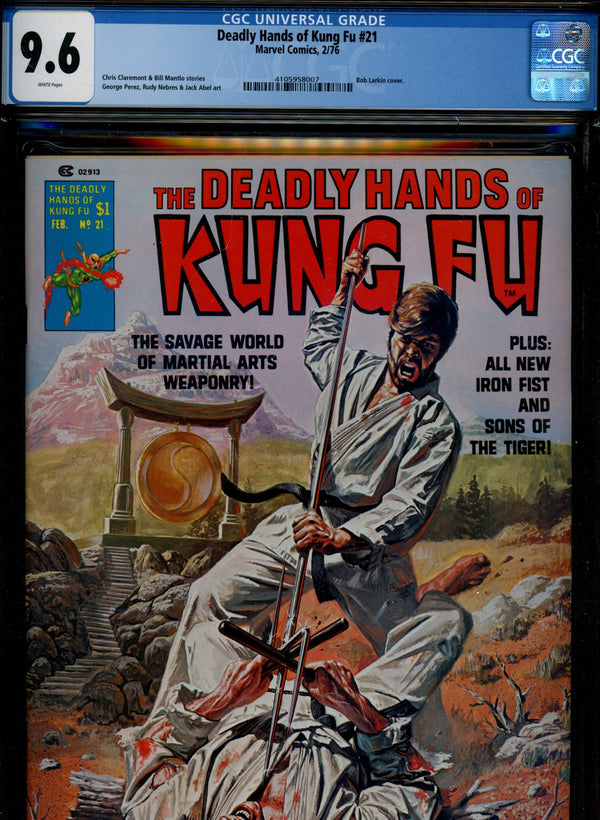 The Deadly Hands of Kung Fu 21 CGC 9.6 (NM+) (1976)