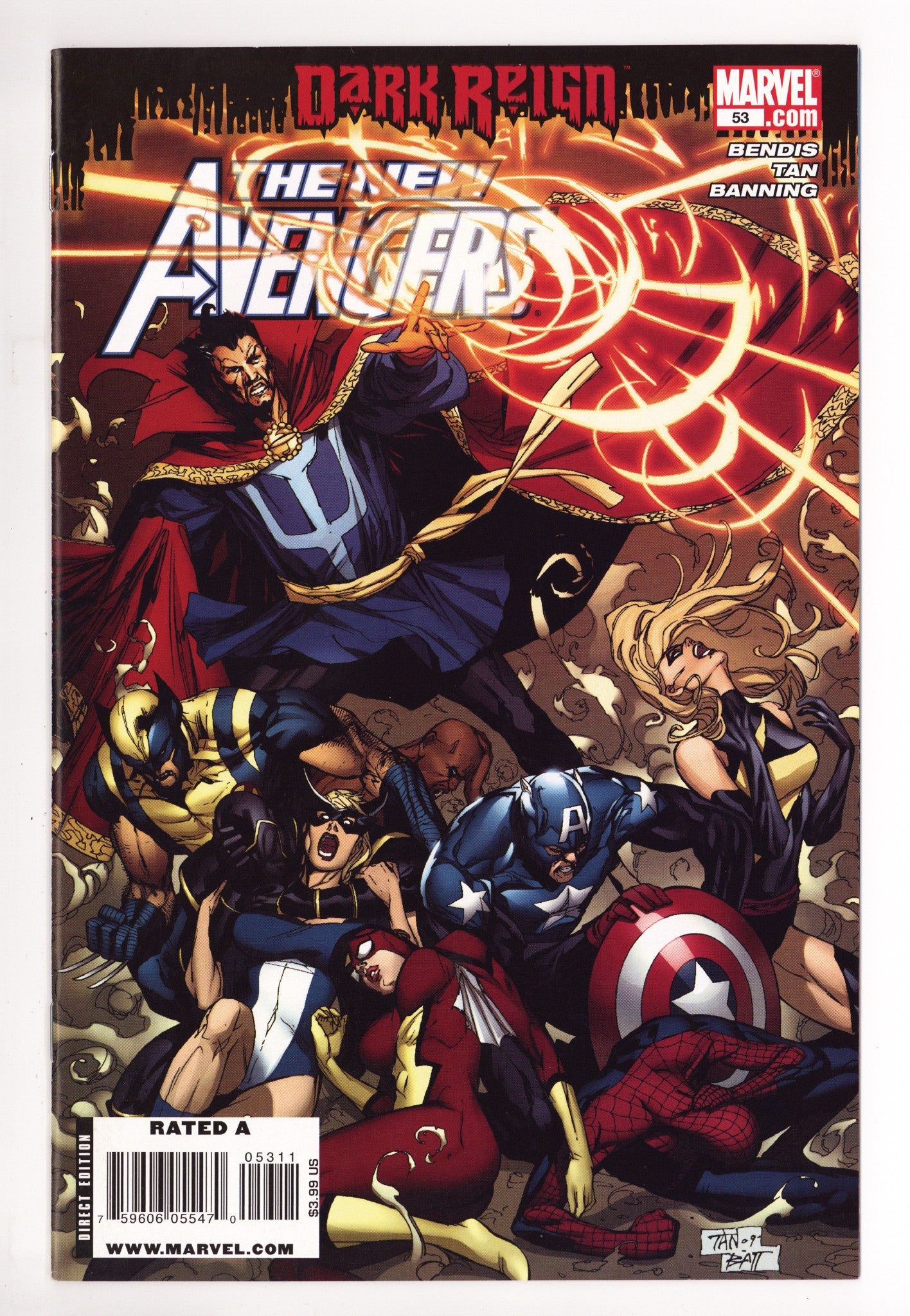 New Avengers Vol 1 53  Mid Grade   (2009)        