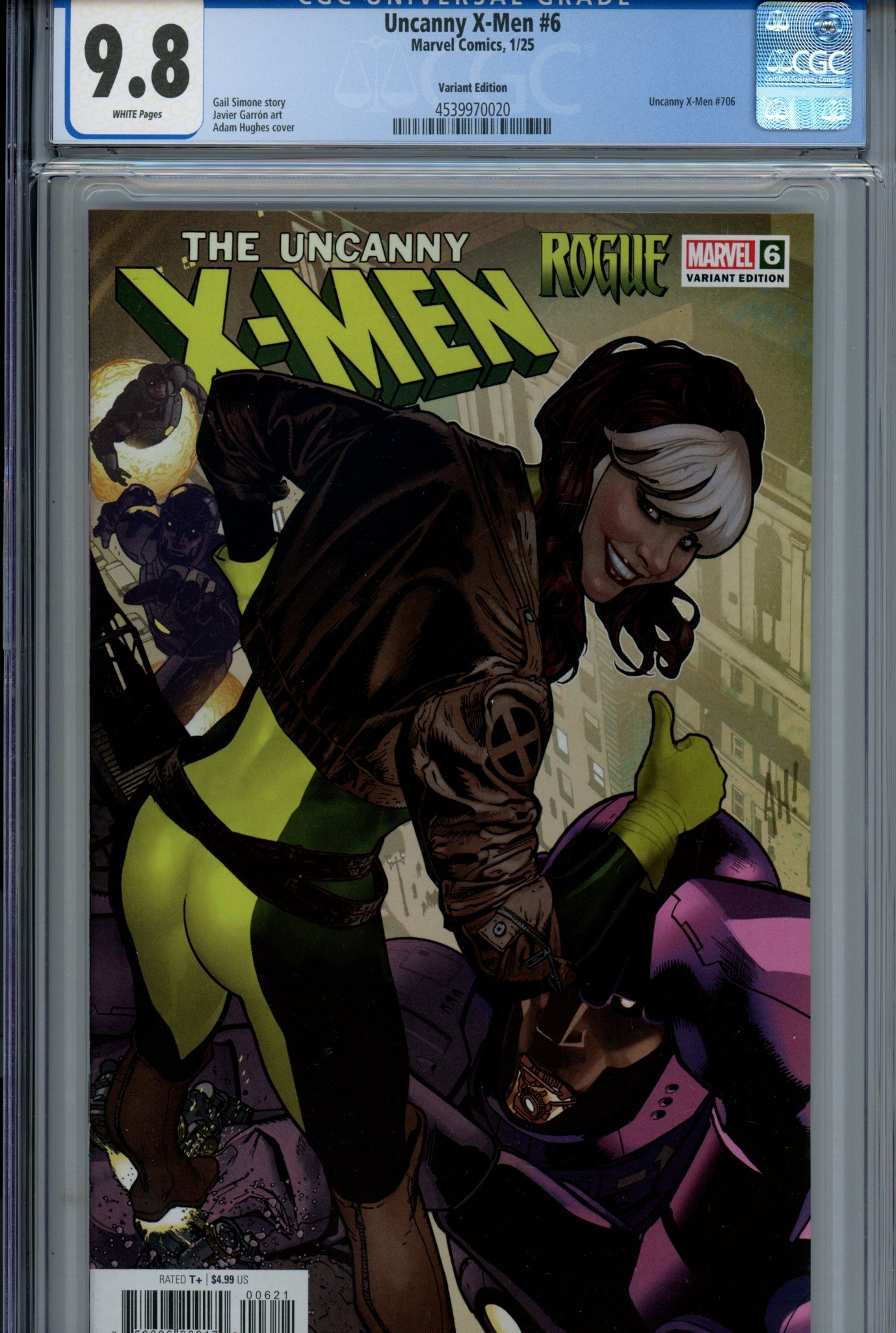 Uncanny X-Men Vol 6 6 CGC 9.8 (NM/M) (2025) Hughes Variant 