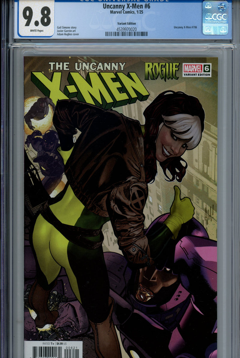 Uncanny X-Men Vol 6 6 CGC 9.8 (NM/M) (2025) Hughes Variant 