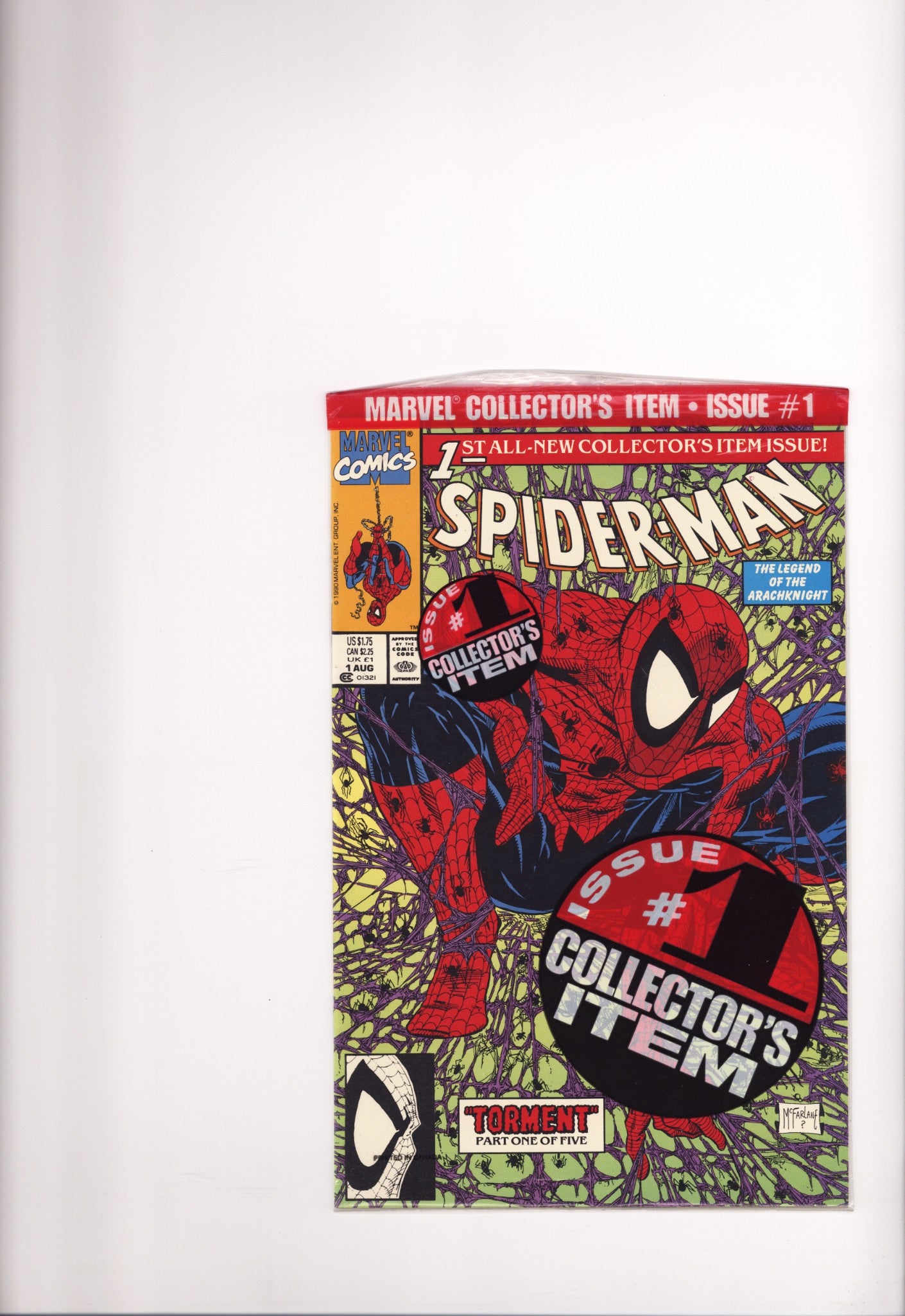 Spider-Man Vol 1 1 New, Sealed (1990) 