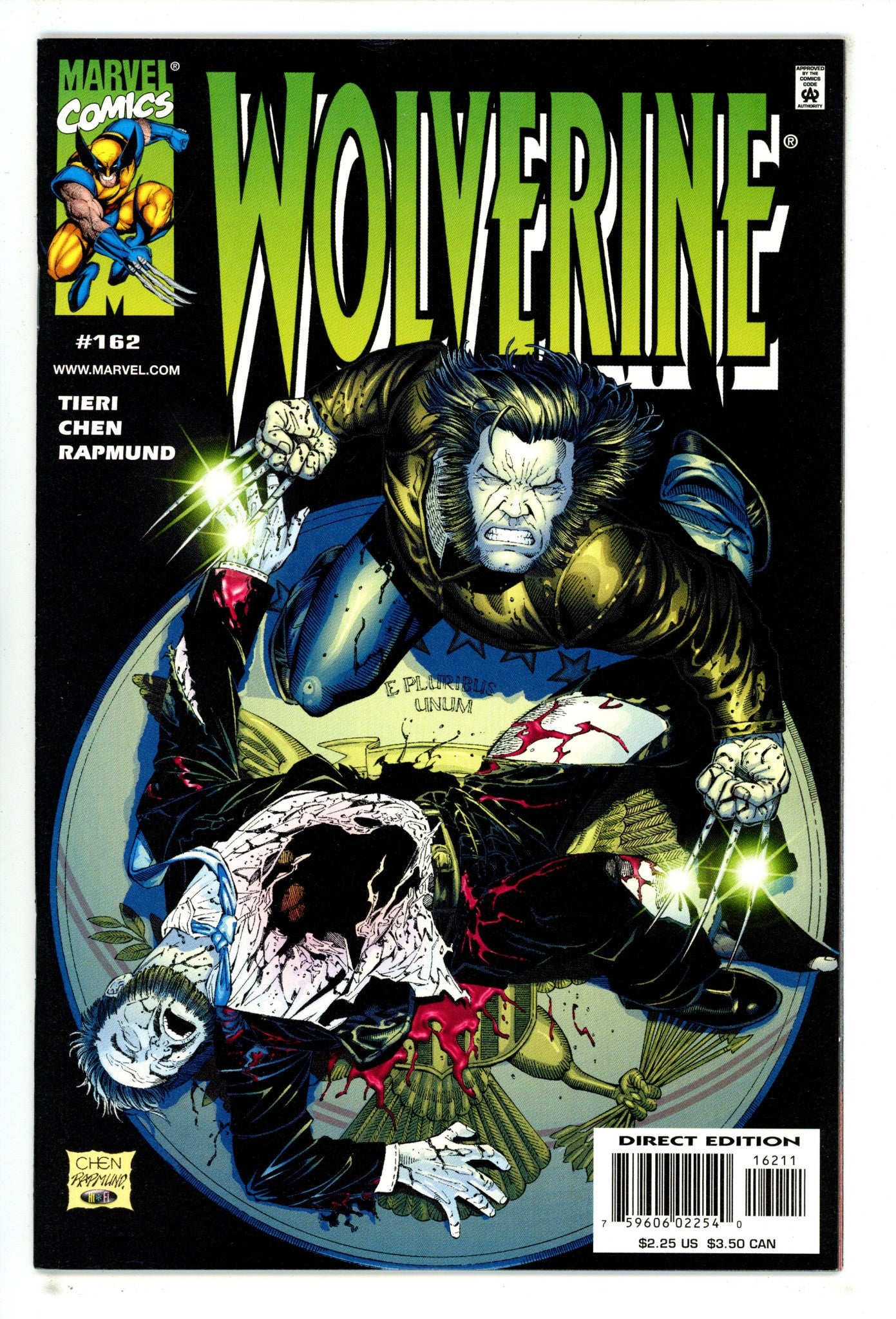 Wolverine Vol 2 162 High Grade (2001) 