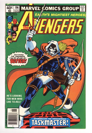 The Avengers Vol 1 196 VF (8.0) (1980) Newsstand