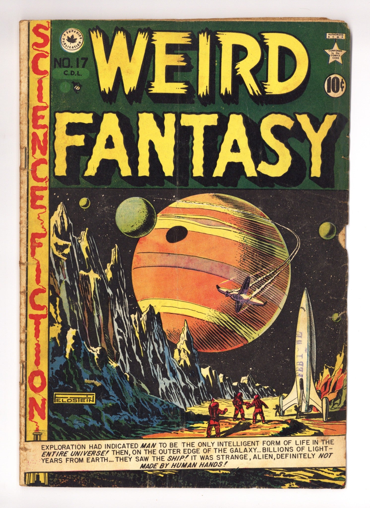 Weird Fantasy Vol 1 17 [5] GD (2.0) (1951) Canadian Edition 