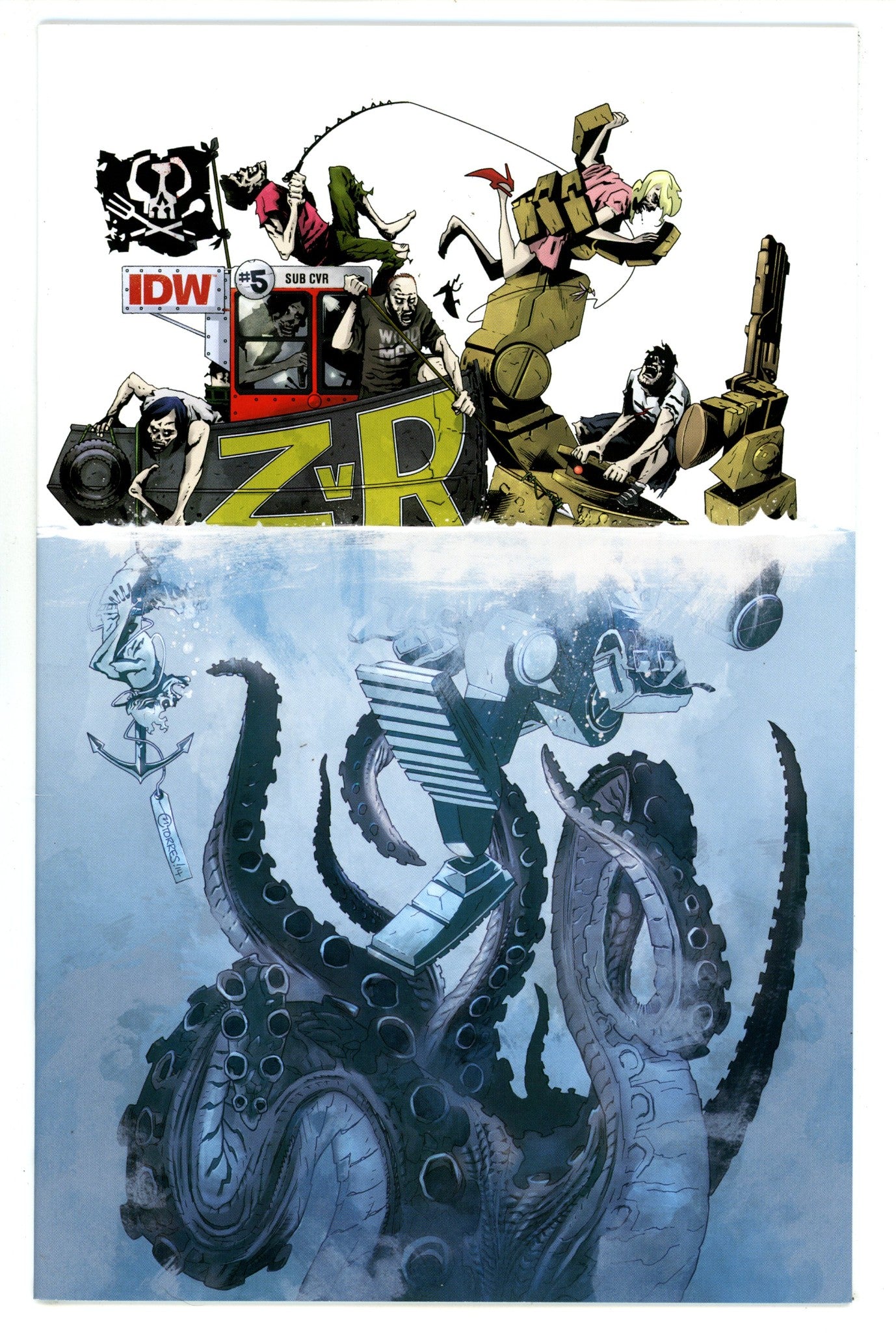 Zombies vs. Robots Vol 2 5 High Grade (2015) Torres Variant 